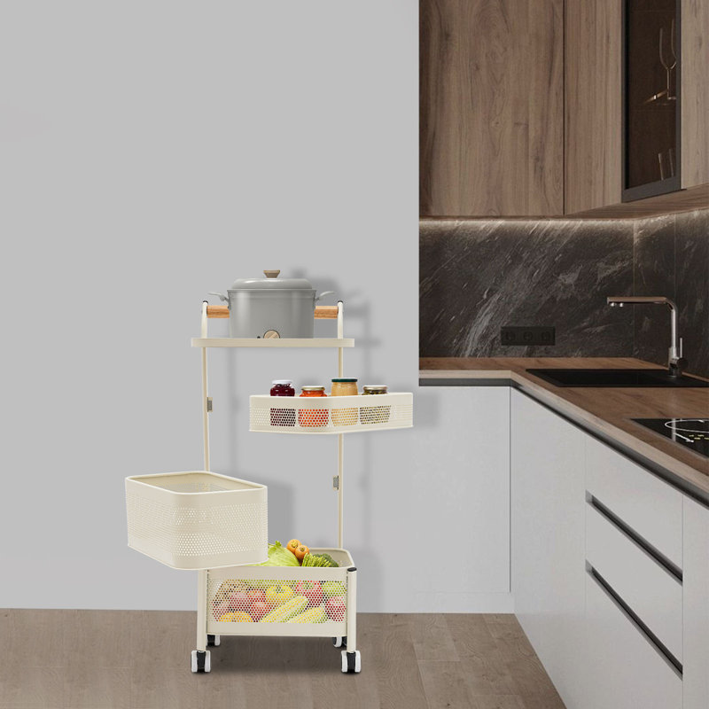 Panier de rangement rotatif pour la cuisine, H 27,16 po x l 11,81 po x P 7,84 po