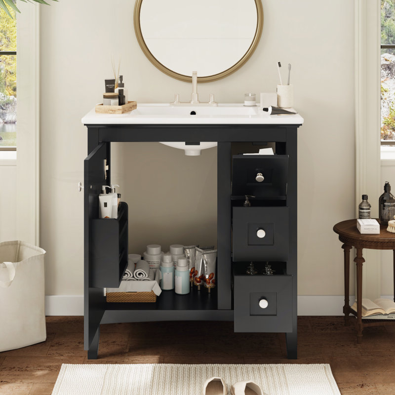 Meuble-lavabo 30 po avec lavabo en céramique