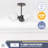 Stoll 3-Light Semi-Flush with Opal Glass