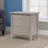 Lausanne Silver Champagne 3 Drawers Nightstand-982162742