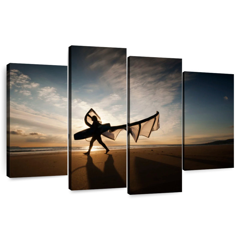 Sireci Kitesurfer Silhouette