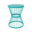 Table d'appoint en acier inoxydable 16 po