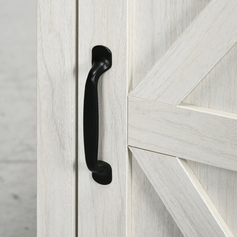 Table de bout de style Style avec chargement, ports et rangement blanc patiné - Électrique