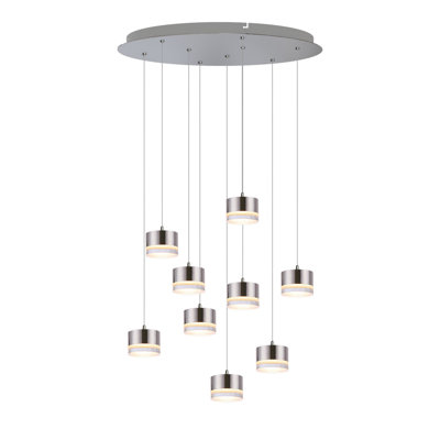 Luminaire suspendu tambour 9 lumières Barnsdall