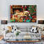 Arbre de Noël, art mural sur toile-1567821027