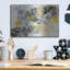  «Abstract Pouring S» par Jean Plout, art mural en métal, 16 po x 12 po