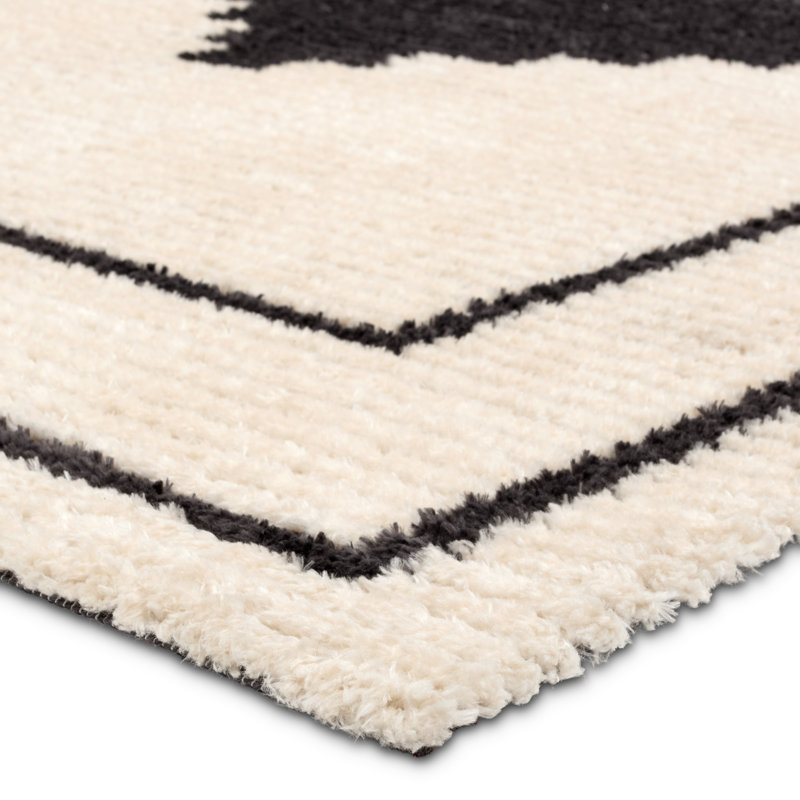 Tapis marocain tissé à la main Evelet, Rectangle 6 pi x 9 pi
