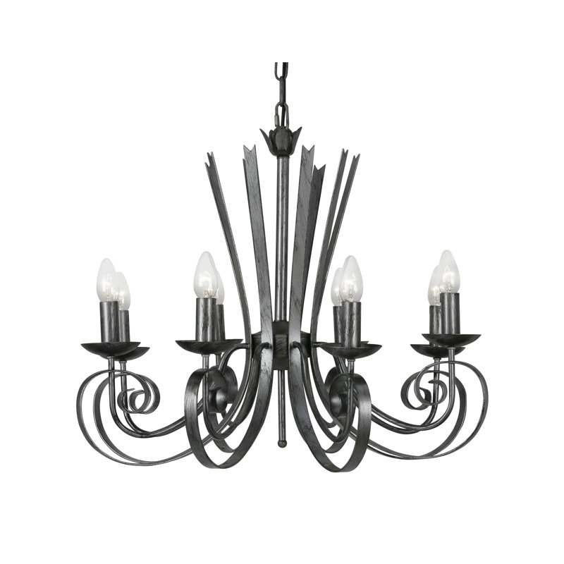 Bragenham 8 - Light Candle Style Chandelier