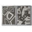 «Abstract Maze III», ensemble de 2 impressions sur toile encadrées-421090019-421090016