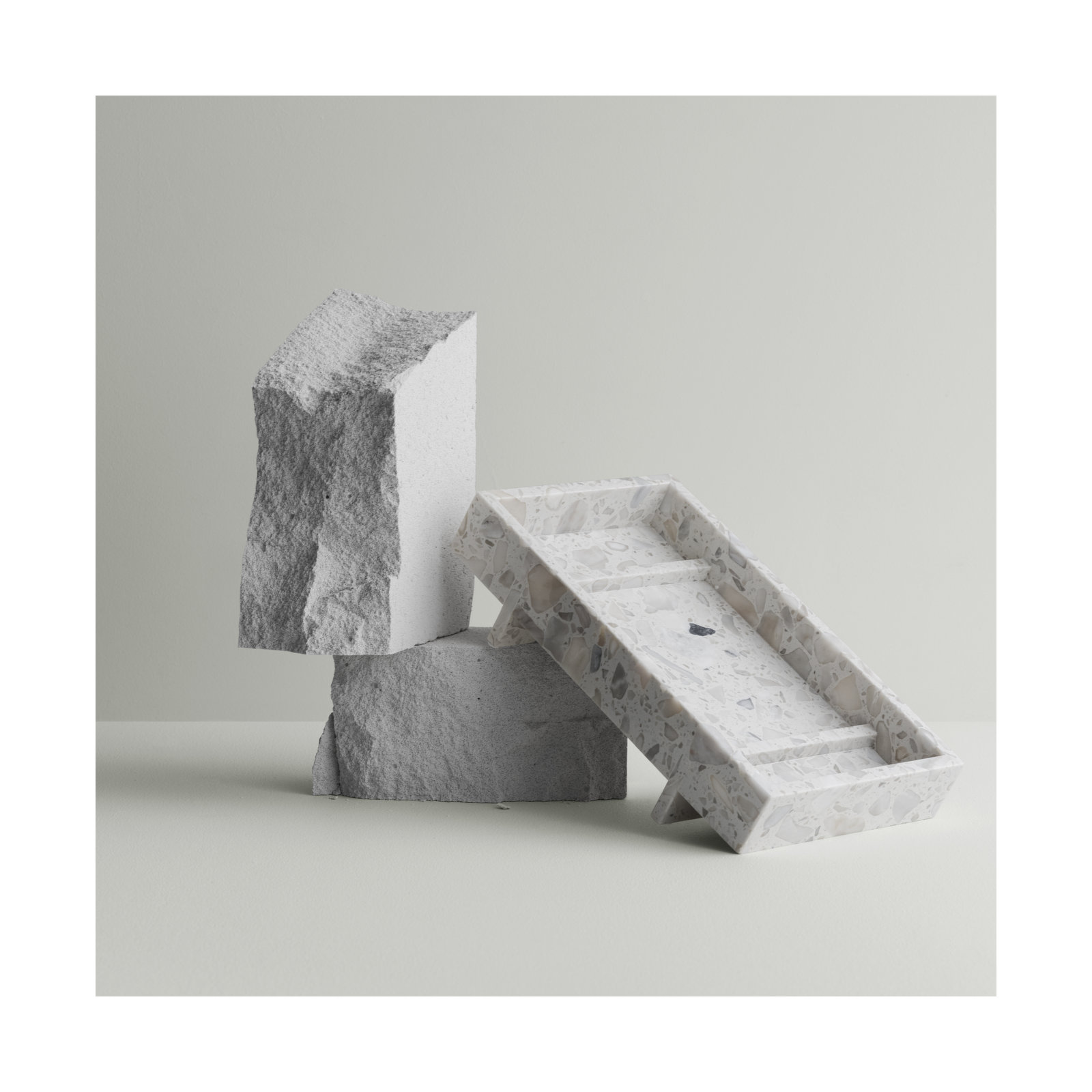 Abento Marble Tray, Nimbus Cloud