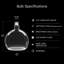 Ampoule DEL à filament moyen Feit G63 E26 (blanc doux) équivalente à 60 watts, paquet de 1