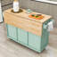 Îlot de cuisine avec armoire de rangement et 3 tiroirs pour la salle à manger