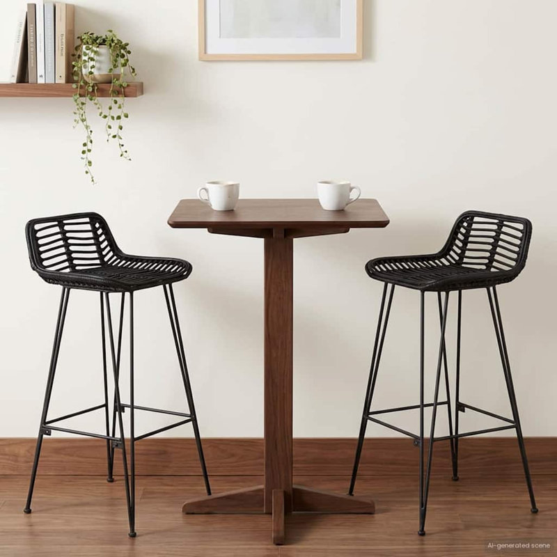Counter Stool with Metal Frame