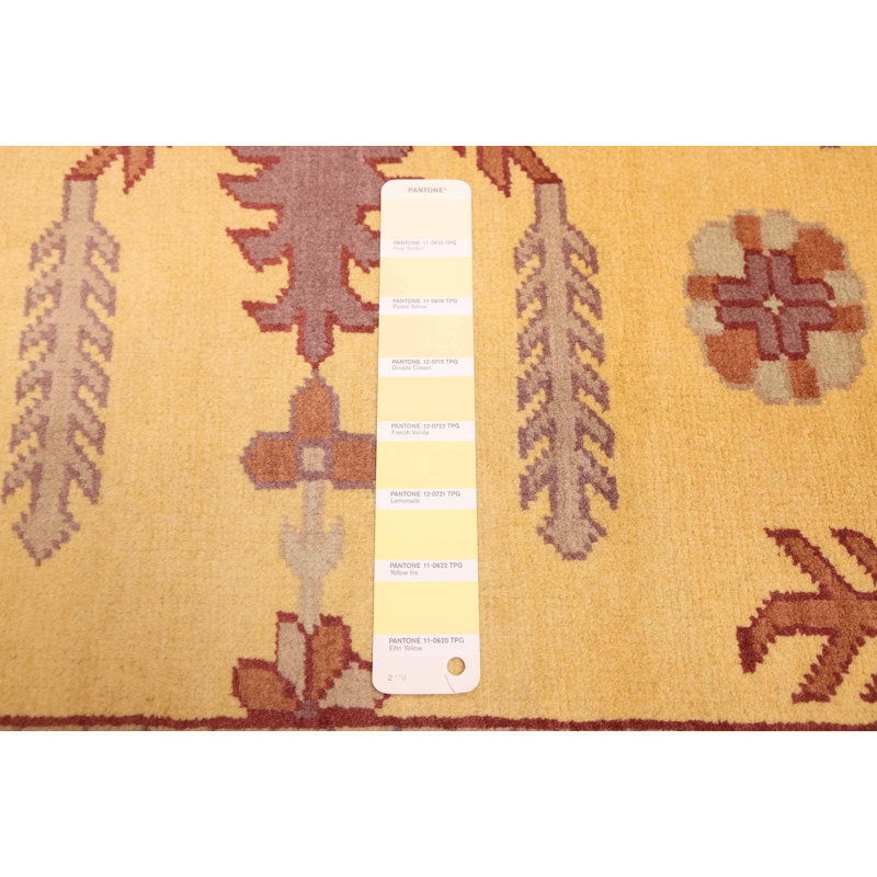Tapis doré clair Chobi Finest 3 pi 6 po x 5 pi 1 po