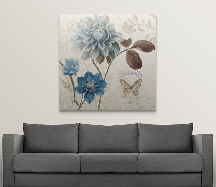« iv » par lisa audit, impression A Blue Note, H 35 po x l 35 po x P 1,5 po, Toile