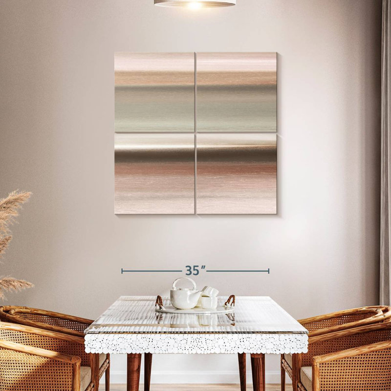 Avery Guilded Sands I, 38" H x 38" W