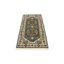 Shauskee Performance Grey Floral 3X6 Wool Heriz Oriental Rug