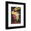 «Brickhill Asti Cinzano», affiche vintage encadrée sur papier en noir / jaune-35156052-35156056