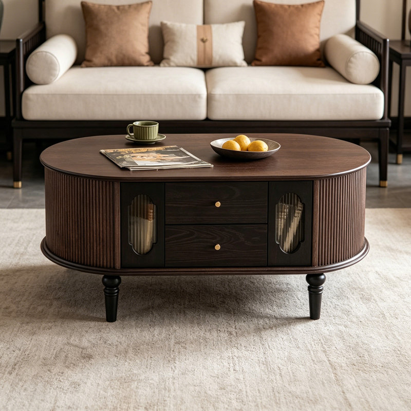Table basse en bois Retro