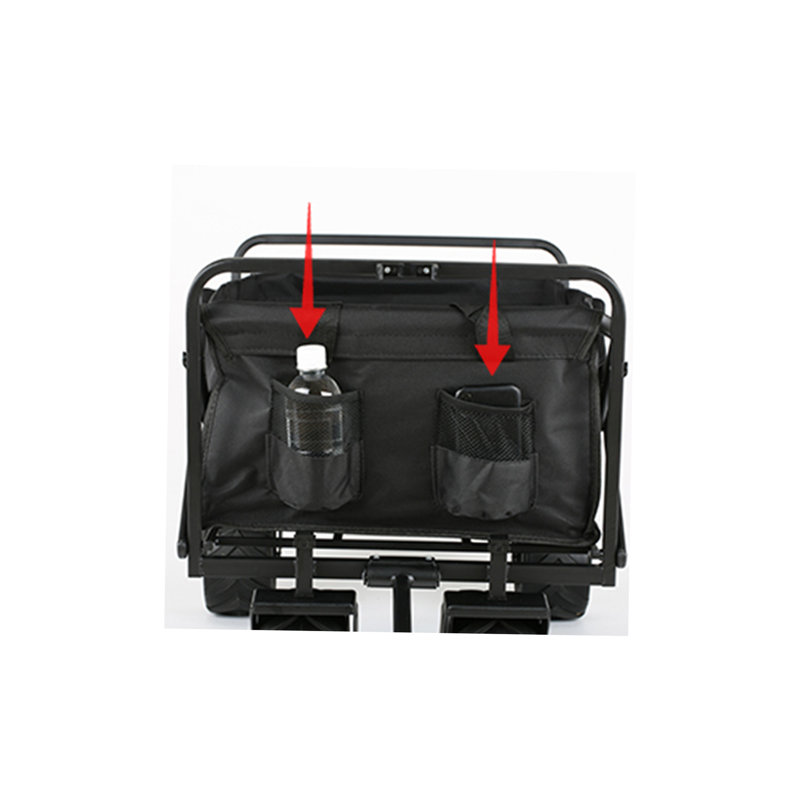 Campeurs pliants bleus, Noir, H 21,60 po x l 35,40 po x P 19,60 po