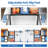 Extendable Dish Drying Rack, 2-Tier Stainless Steel Dish Rack, Large Expandable Dish Drainer Over Sink