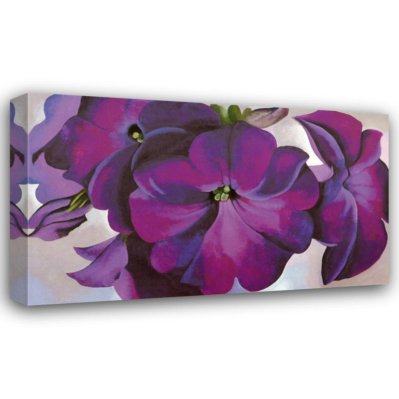 Petunias, 1925, 24" H x 40" W