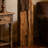 Rustic Solid Wood Floor Lamp with Natural Live-Edge Design