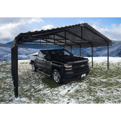 Galvanized Steel Carport, 20X20X7