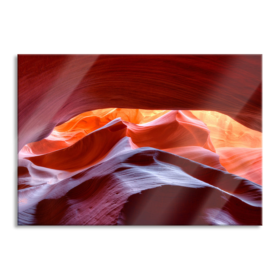 Ungerahmtes Foto auf Glas "Antelope Canyon Arizona"