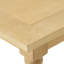 Table de salle à manger 55 po en bois naturel, table d'appoint en bois massif pour 2 à 4 personnes, table de ferme rectangulaire avec pieds tournés classiques pour la cuisine, la salle à manger et le coin-repas