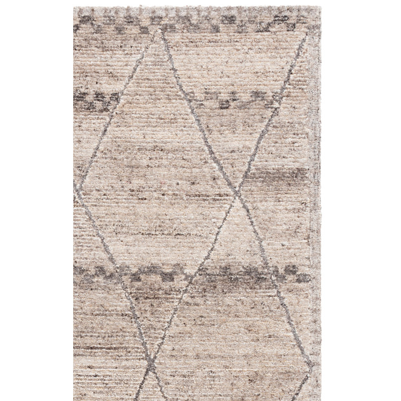 Laine touffetée à la main Casablanca Casablanca Tapis d'intérieur en coton, Rectangle 5' x 8'