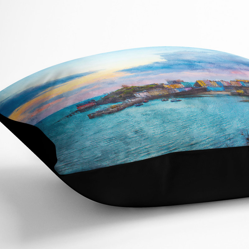 Square Cushion, 40cm H x 40cm W x 15cm D, Black