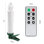 20 Clip-On LED Flickering Mini Drip Candle W/ Remote Control