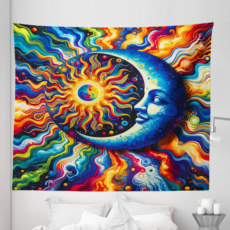 Tapisserie en microfibre, H 104 po x l 88 po
