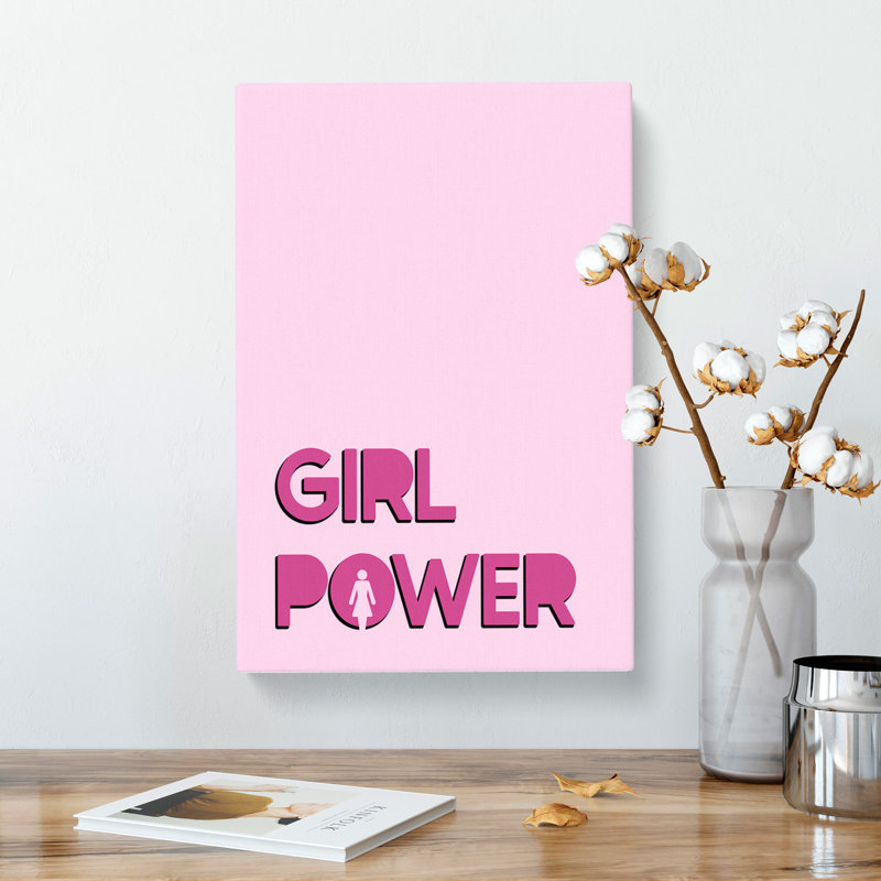 Girl Power - Wrapped Canvas, 60cm H x 40cm W x 3cm D