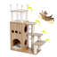 51" Wooden Luxury Cat Tree-86027531
