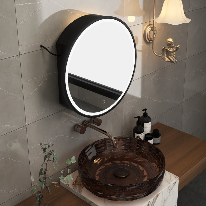 Armoire à pharmacie avec miroir 24 W 24 H Makhyla