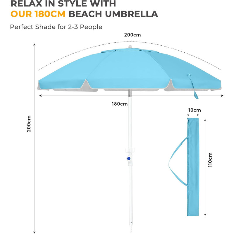 Beach Parasol, 1.8m