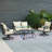 Lucy Outdoor Seat and Back Cushion（Set of 2 Seats, 2 Backs, 2 Pillows)-466470526