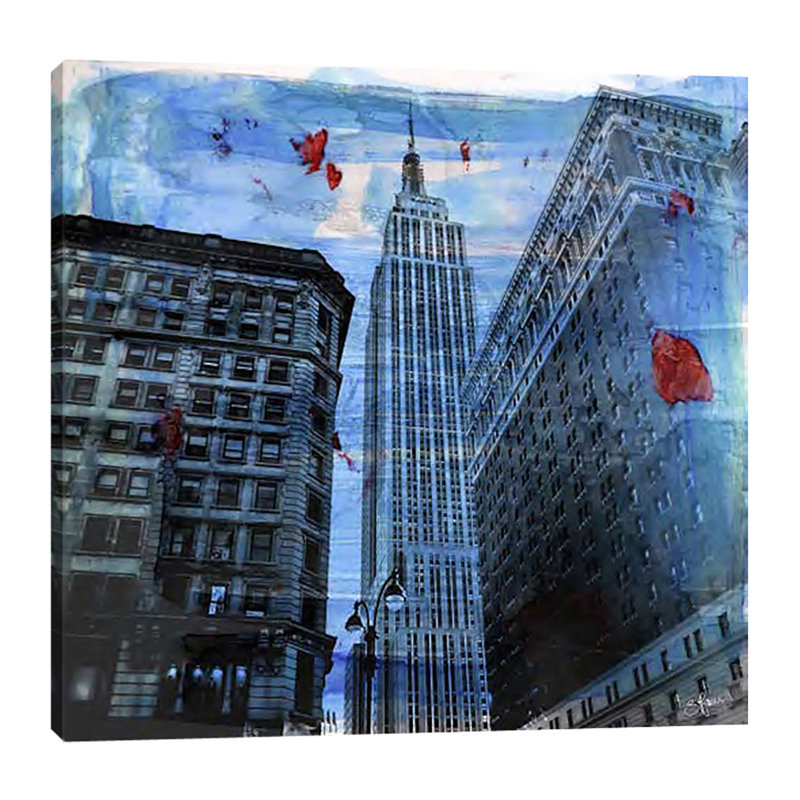 New York Color II by Sven Pfrommer - Wrapped Canvas Painting, 46cm H x 46cm W x 4cm D
