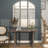 Normanhurst Cream Metal Distressed Wire Decorative Scroll Birdcage with Latch Lock Closure and Hanging Hook Set of 2