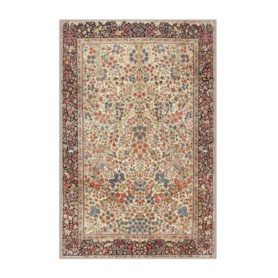 Tapis traditionnel brun / noir