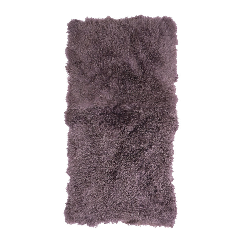 Loomis Sheepskin Area Rug in Mauve