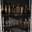 Armoire bar 65 portes H 65 po avec lumières DEL 3 couleurs