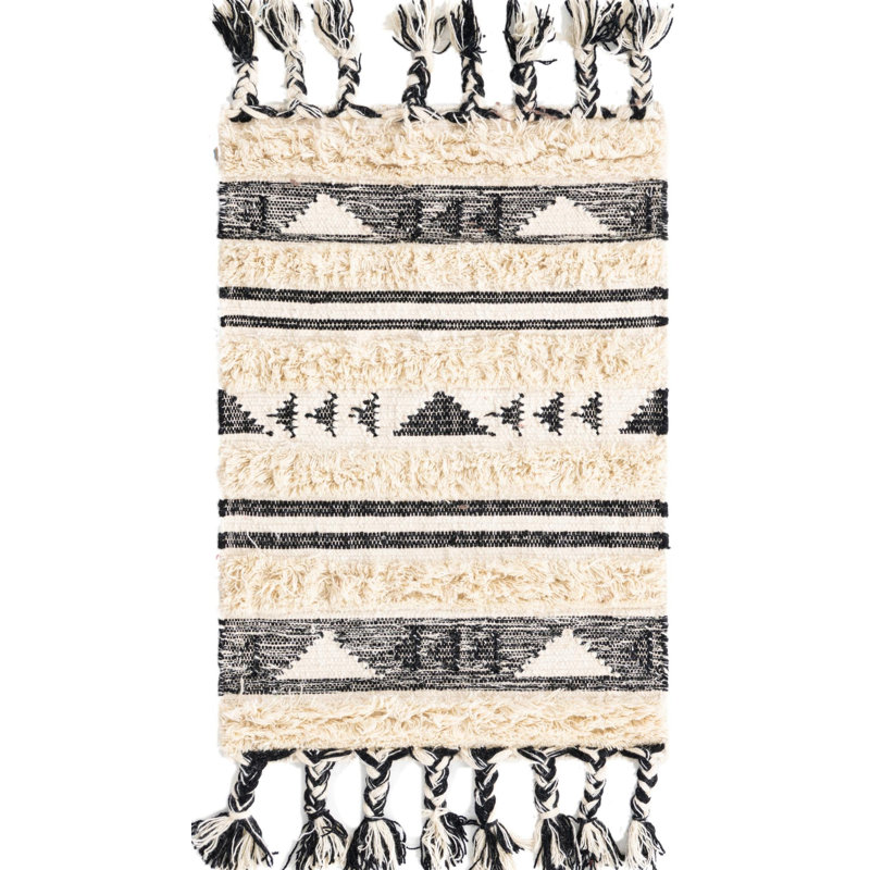 Annunciata Wool Moroccan Indoor Rug, Rectangle 4' x 6'