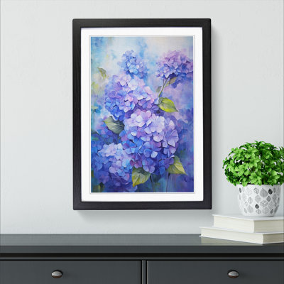 Hydrangea Impressionism No.2 - Framed Print