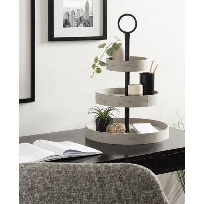 Wood Tiered Stand