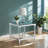 Issabella Glass Top End Table