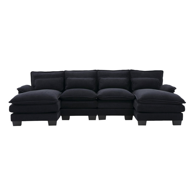 Elegant Double Chaise Sectional