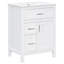 Meuble-lavabo 24 po avec lavabo en céramique